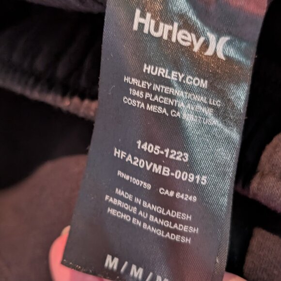 Hurley Black Shorts with Logo Size Med - Picture 7 of 9